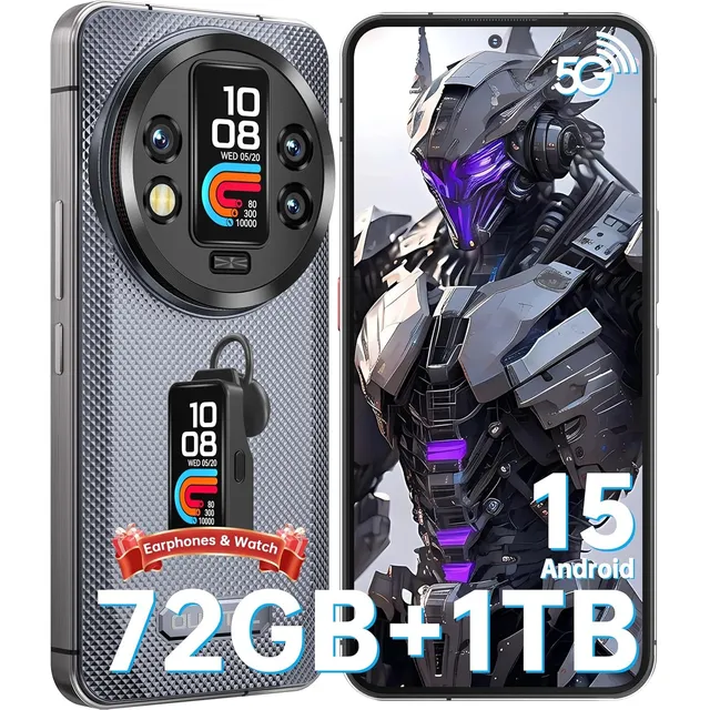 Smartphones Oukitel Wp200 Pro 24 Gb De Ram 1 Tb Rom Celulares Resistentes 8580 Mah, 45 W De Carga Rápida 108-32 Mp/pulsera/android 15