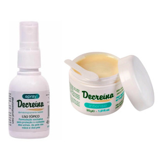 Antimicótico Para Unhas + Creme P/ Rachaduras - Kit Decreína Antimicótico Para Unhas + Creme P/ Rachaduras - Kit Decreína