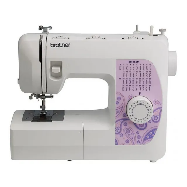 Máquina de coser recta Brother BM3850 portable blanca 220V