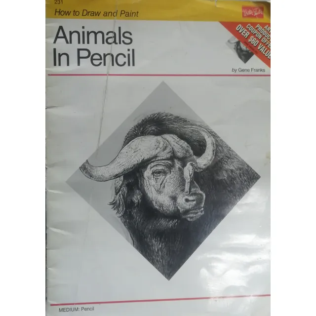 How To Draw And Paint: Animals In Pencil.  Gene Franks.