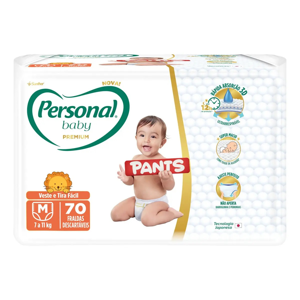 Fralda Premium Personal Baby Pants M
