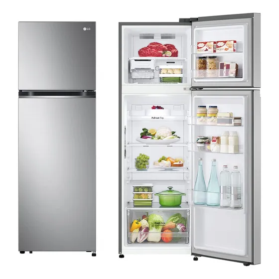 Heladera LG 285 L No Frost Frio Seco Inverter Vt29bppk Dimm