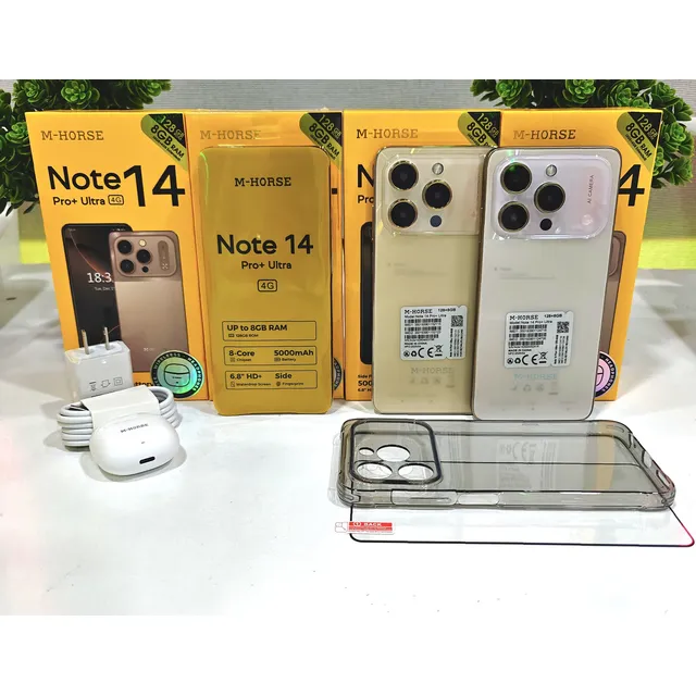 M-horse Note 14 Pro Plub, 128gb De Ram , Inalámbrico