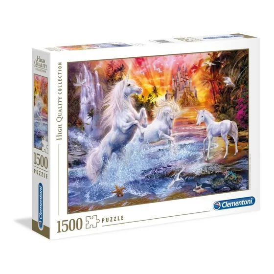 Puzzle Wild Unicorns 1500 Piezas Clementoni Nuevo Original