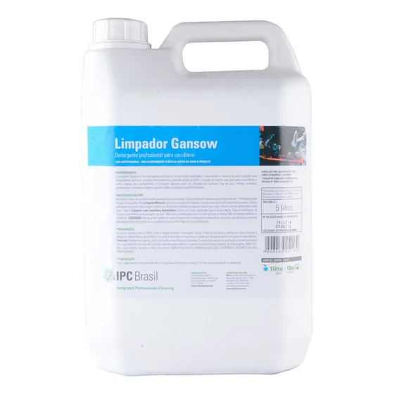 Detergente Limpador Gansow 5 Lt Sbn71841 Ipc Soteco Nf
