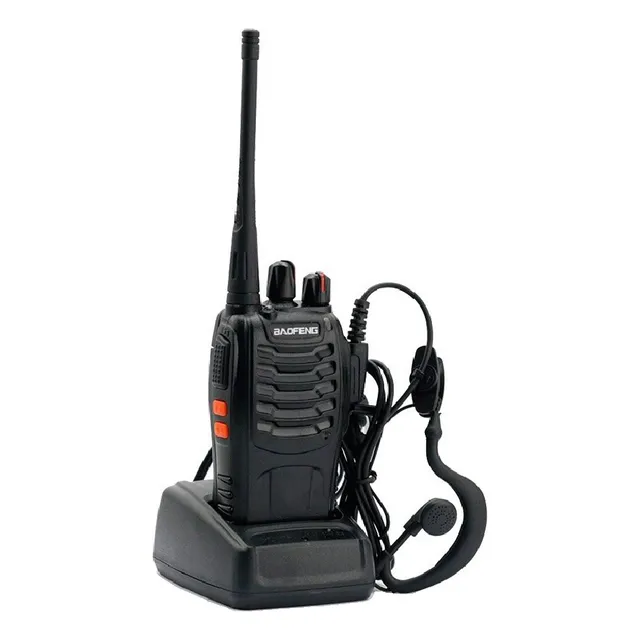 Radio Transmisor 2 Vías Baofeng Bf-888s Negro Bandas Fj