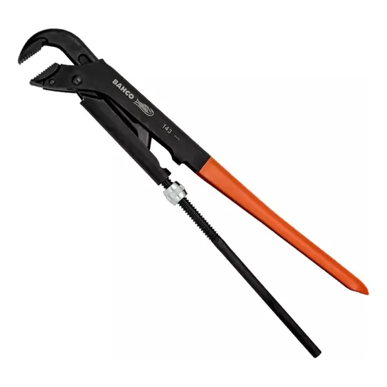 Llave Caño Ajustable Bahco 143 Stilson + Color Naranja
