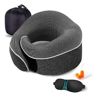 Cómoda Almohada De Viaje, Cojín De Espuma Viscoelástica Para Cómoda Almohada De Viaje, Cojín De Espuma Viscoelástica Para
