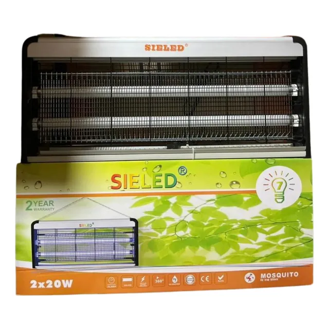 Lampara Uv Matamosquitos, Zancudos 2x20w Colgante Negocio