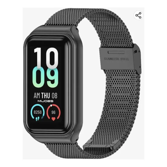Correas Para Amazfit Band 7 De Acero Inoxidable.