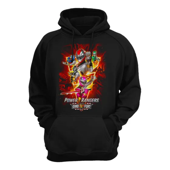 Sudadera Power Rangers, Unisex Capucha Y Cangurera 03