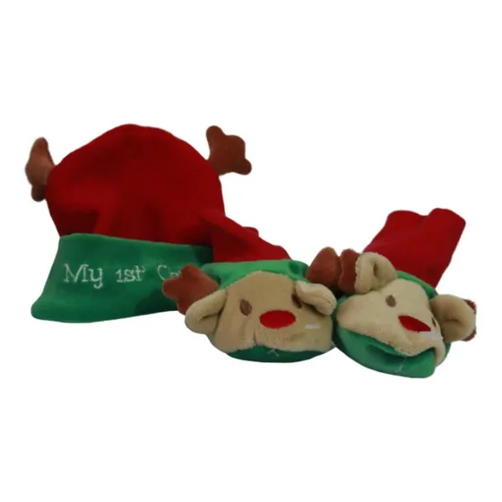 Babuchas Y Gorro Para Bebe M My Christmas 
