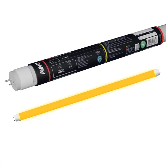 Lampada Led Tubular T8 Amarela Bivolt 18w Ip20 - Avant
