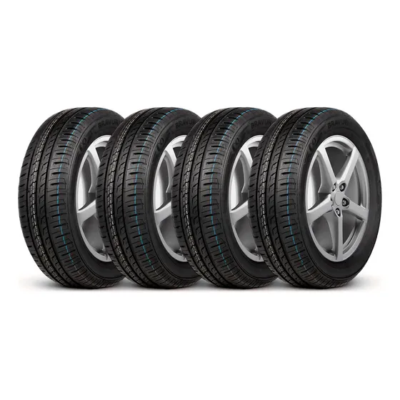Kit 4 Pneus 195/50R15 Barum Bravuris 5HM 82V By Continental Aro 15
