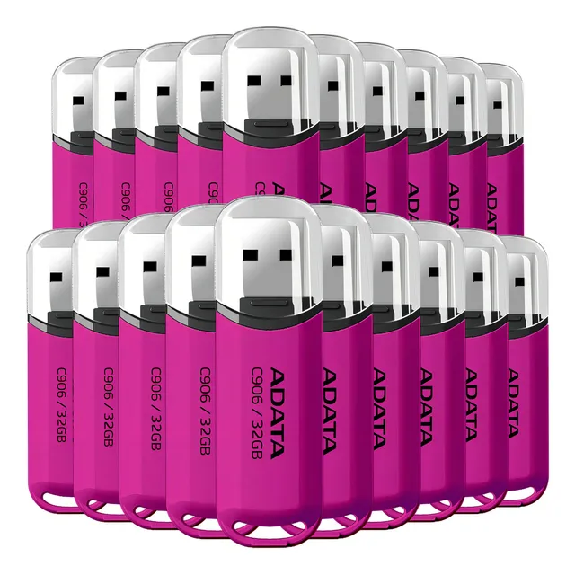 Kit 20 Memoria Usb De 32gb Adata Rosa 2.0