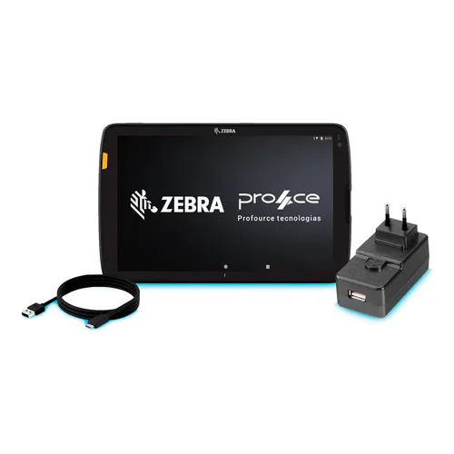 Kit Zebra Tablet Coletor Dados Et40 Com Fonte E Cabo (zbr01)