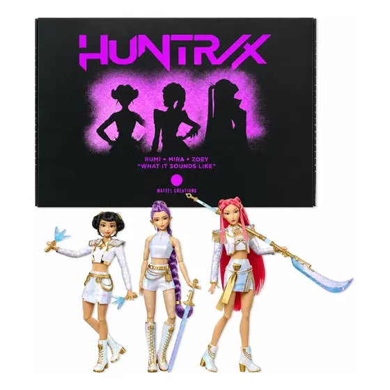Muñecas Kpop Demon Hunters Rumi Zoey Mira Mattel Creations