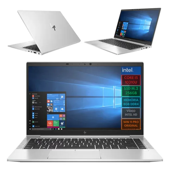 Notebook Barato I5 Ssd 256gb 8gb Wifi6 Hdmi Usb-c Win 10 Pro