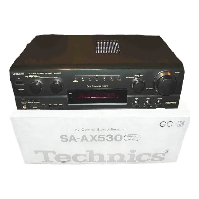 Sintoamplificador Technics Sa-ax530 Super Impecable Con Caja Gris Oscuro