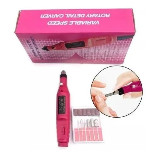 Kit Manicure Torno Electrico Pulidor + Accesorios