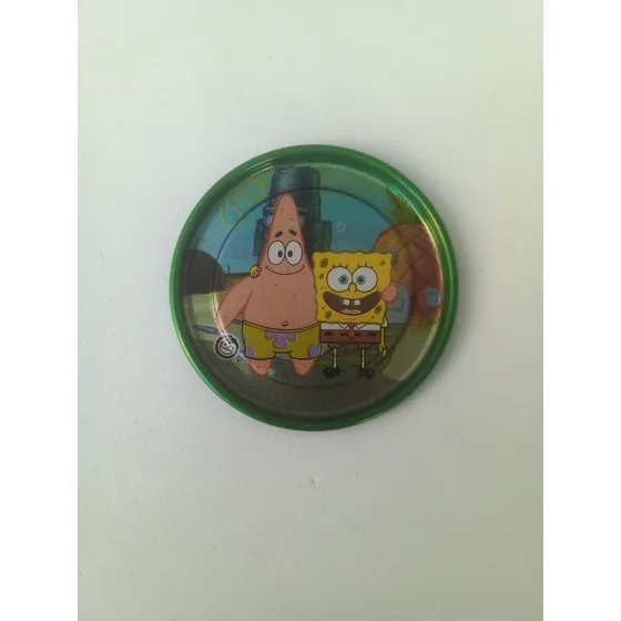 Tazo Titanium Bob Esponja Elma Chips #14 Bob E Patrick, Novo