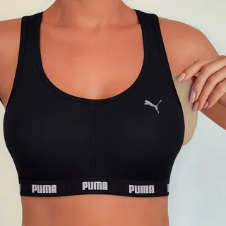 Top Puma C/ Bojo RemovĂvel Alta Sustentação Academia Fitness Top Puma C/ Bojo RemovĂvel Alta Sustentação Academia Fitness