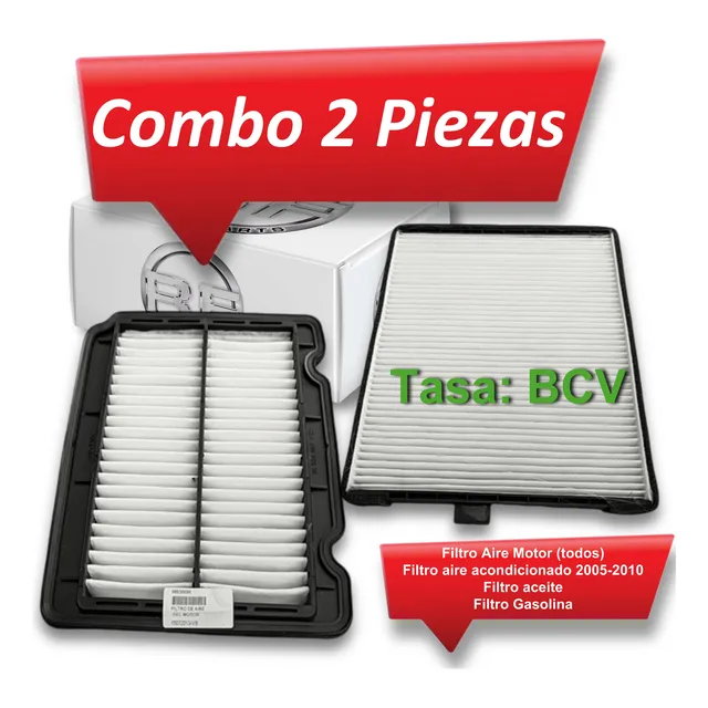  Filtro Aire Acondicionado Y Motor Chevrolet Aveo