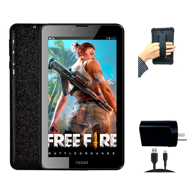 Tablet 2gb 32gb Android 13 Con Chip 7 Pulgadas Funda Regalo Nogapad 7G Negro