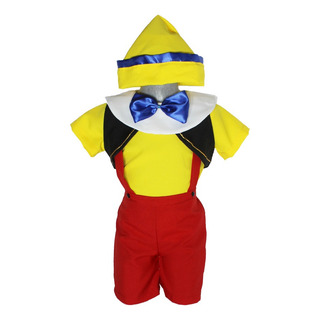 Disfraz Pinocho Para Niño Talla 2 - 12 Disfraz Pinocho Para Niño Talla 2 - 12