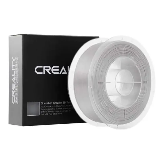 Filamentos Pla Seda Creality 1kg 1,75mm Plata