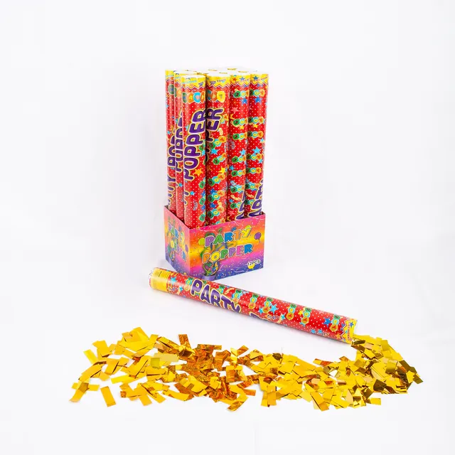 Tubo Lanza Papelitos X 6 Unid De 49 Cm Fiestas Cumpleaños