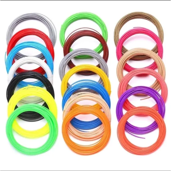 20pcs Filamento Para Lapiz 3d De 1.75mm X10m Multicolor
