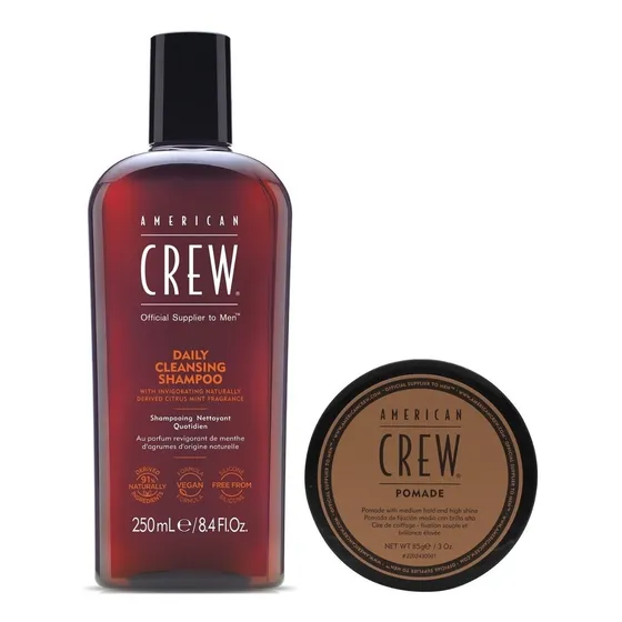 Pack Daily Shampoo + Cera Pomade American Crew Men