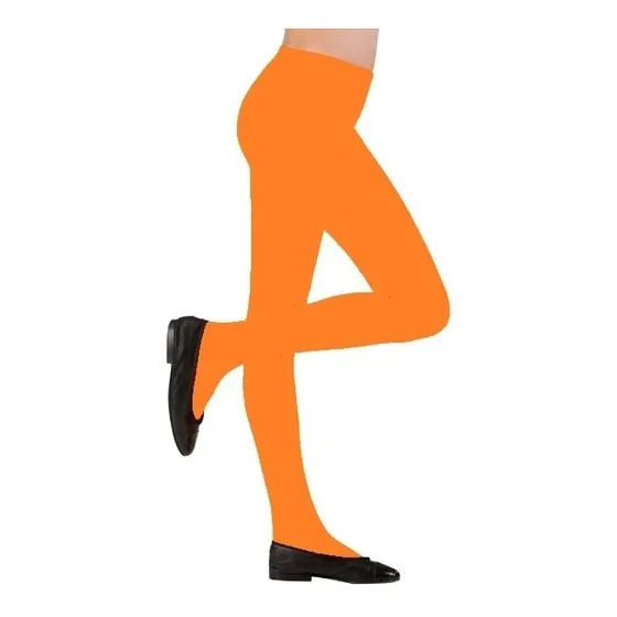 Medias Pantys Naranja Niña Talla Única