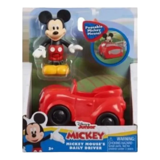 Mickey Mouse Mickey On The Move Vehicle Asst