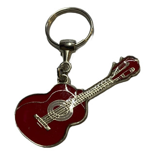 Kit 12 Peças Chaveiro De Violão Em Aço Inox Kit 12 Peças Chaveiro De Violão Em Aço Inox