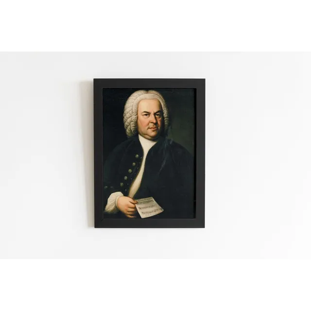 Quadro Grandes Compositores Johann Sebastian Bach