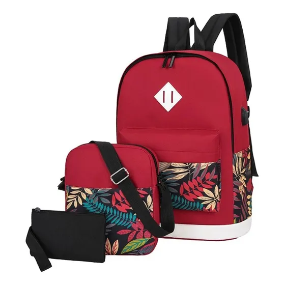 Bolso Morral 3 Piezas De Dama