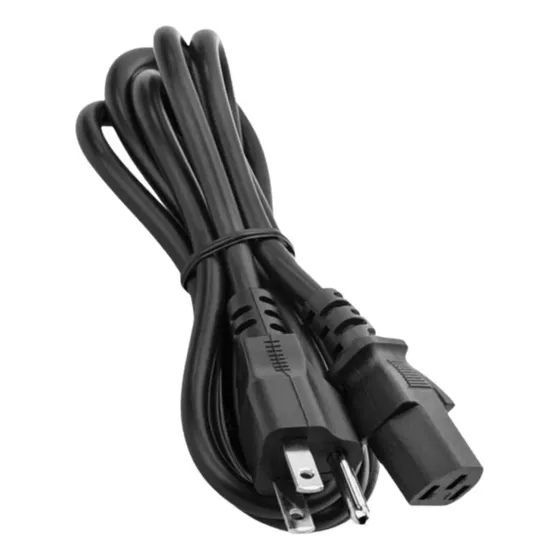 Cable De Corriente Generico 110v Para Monitor O Pc