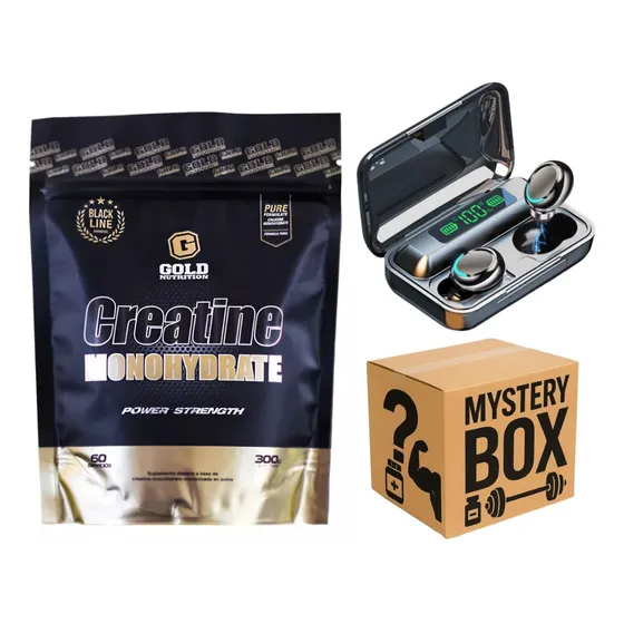 Pack Deporte! Creatina Gold Nutrition + F9 + Caja Misteriosa