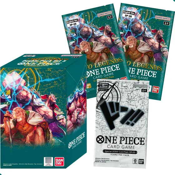 Juego de cartas One Piece Double Pack 5 Op 08, English Bandai