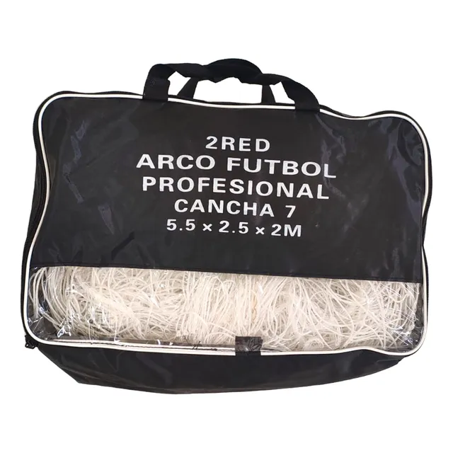 Red Futbol Cancha De 7 X Par 5.50 X 2.50 X 2.00 Mts + Bolso