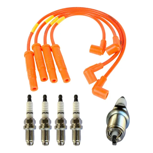 Kit Cables Ferrazzi Y Bujías Vw Gol Trend Fox Suran Golf 1.6