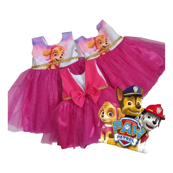 Vestido Niña Skye Paw Patrol Sky Patrulla Canina 