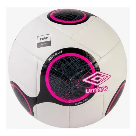 Bola De Campo Umbro Unisex 21461u Tamanho Neo Swerve Club Fb Branco/preto/rosa/cinza