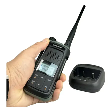 Radio Intercomunicador Conector Tipo C Baofeng Bf-uv-11 9405 Negro