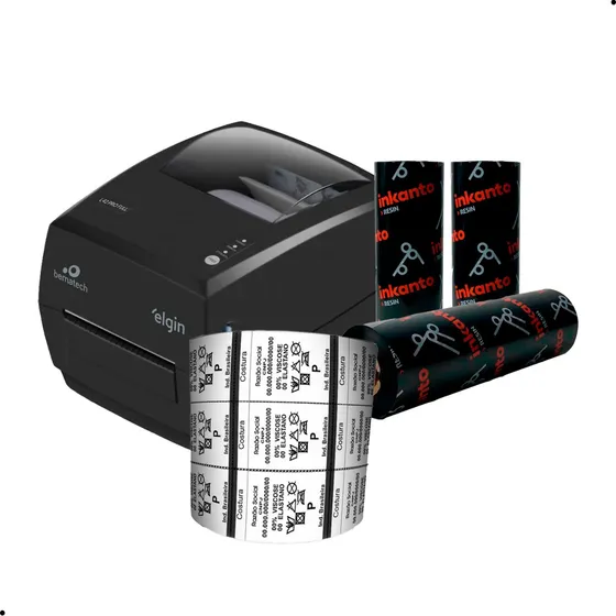 Kit Elgin Para Etiquetas De Composição Têxtil