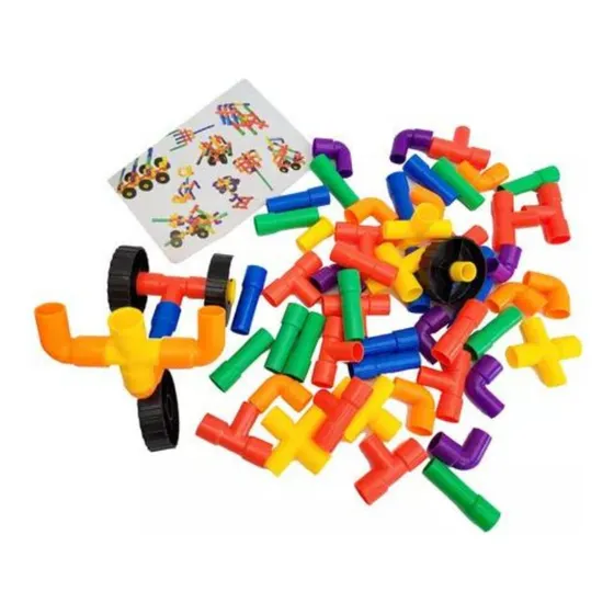 Tubos Conectores Juego Didáctico Encaje