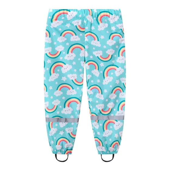 Pantalones Impermeables W Para Niños Y Niñas Con Estampado D