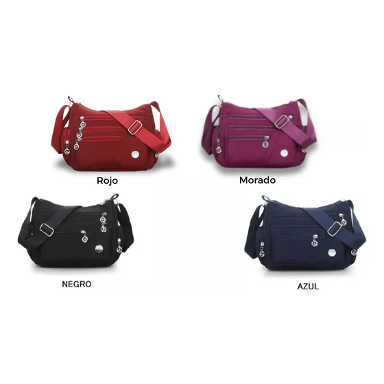 Cartera Bandolero De Dama Impermeable Bolso